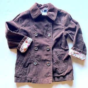 Gap Corduroy Pea Coat S